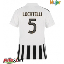 Camiseta Juventus Manuel Locatelli #5 Primera Equipación para mujer 2026-27 manga corta